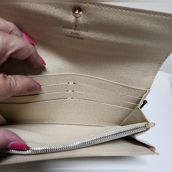 LOUIS VUITTON Damier Azur Sarah Long Wallet CA3181 - Picture 8 of 15